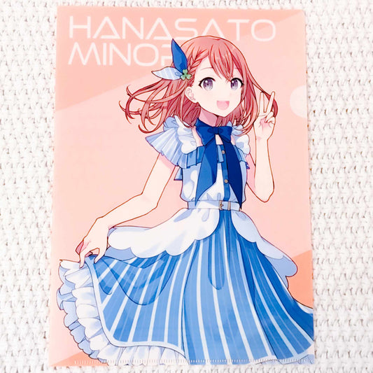 Hanasato Minori - Project Sekai Hatsune Miku Colorful Stage Lawson A4 Clear File Folder