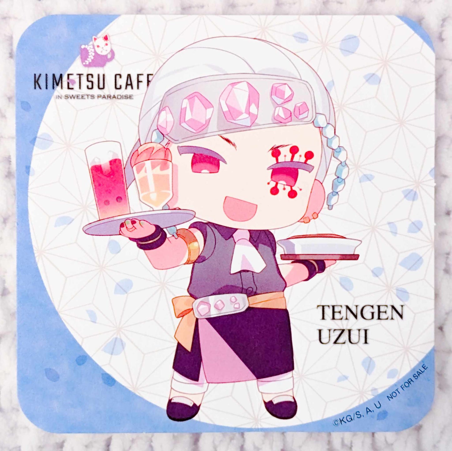 Tengen Uzui - Kimetsu no Yaiba Demon Slayer x Sweets Paradise Cafe Paper Coaster