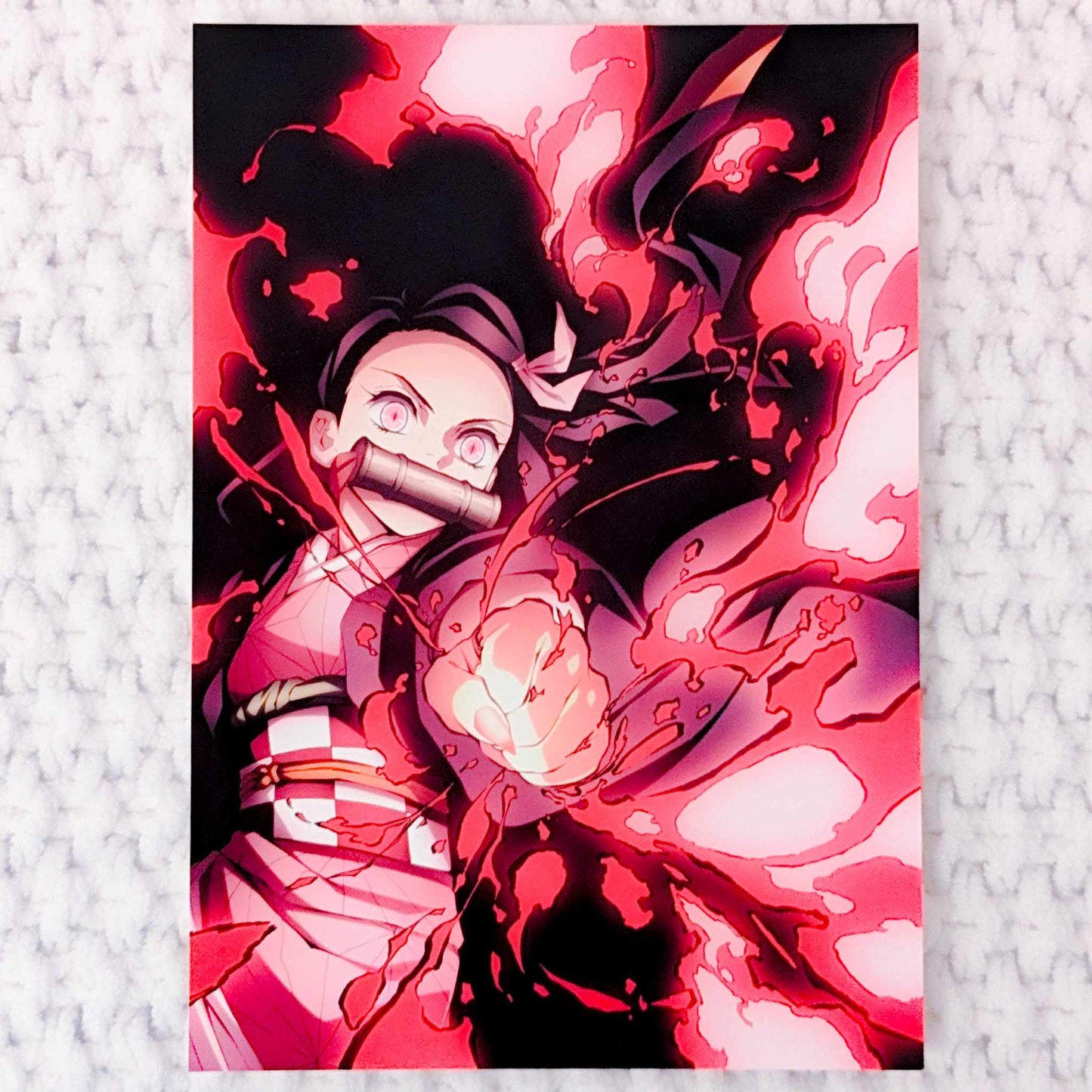 Nezuko Kamado - Demon Slayer Kimetsu no Yaiba Anime Art Postcard