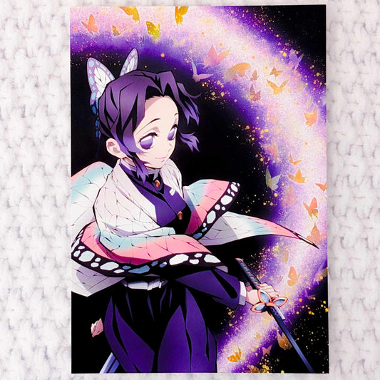 Shinobu Kocho - Demon Slayer Kimetsu no Yaiba Anime Art Postcard