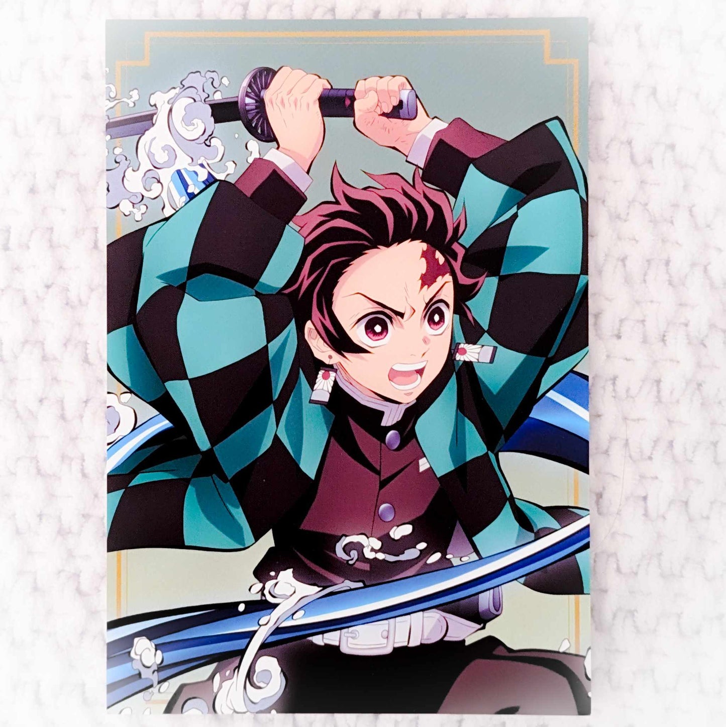 Tanjiro Kamado - Demon Slayer Kimetsu no Yaiba Anime Art Postcard