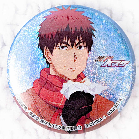 Taiga Kagami - Kuroko's Basketball Winter Glitter Pin Badge Button