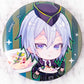 Silver - Disney Twisted Wonderland Chara Peco Food x Chibi Pin Badge Button