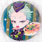 Sebek Zigvolt - Disney Twisted Wonderland Chara Peco Food x Chibi Pin Badge Button