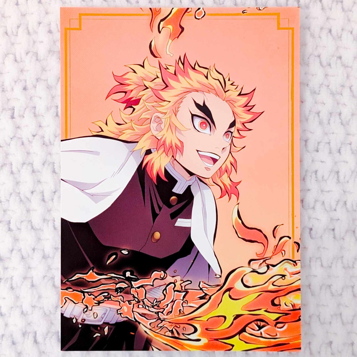Kyojuro Rengoku - Demon Slayer Kimetsu no Yaiba Anime Art Postcard ...