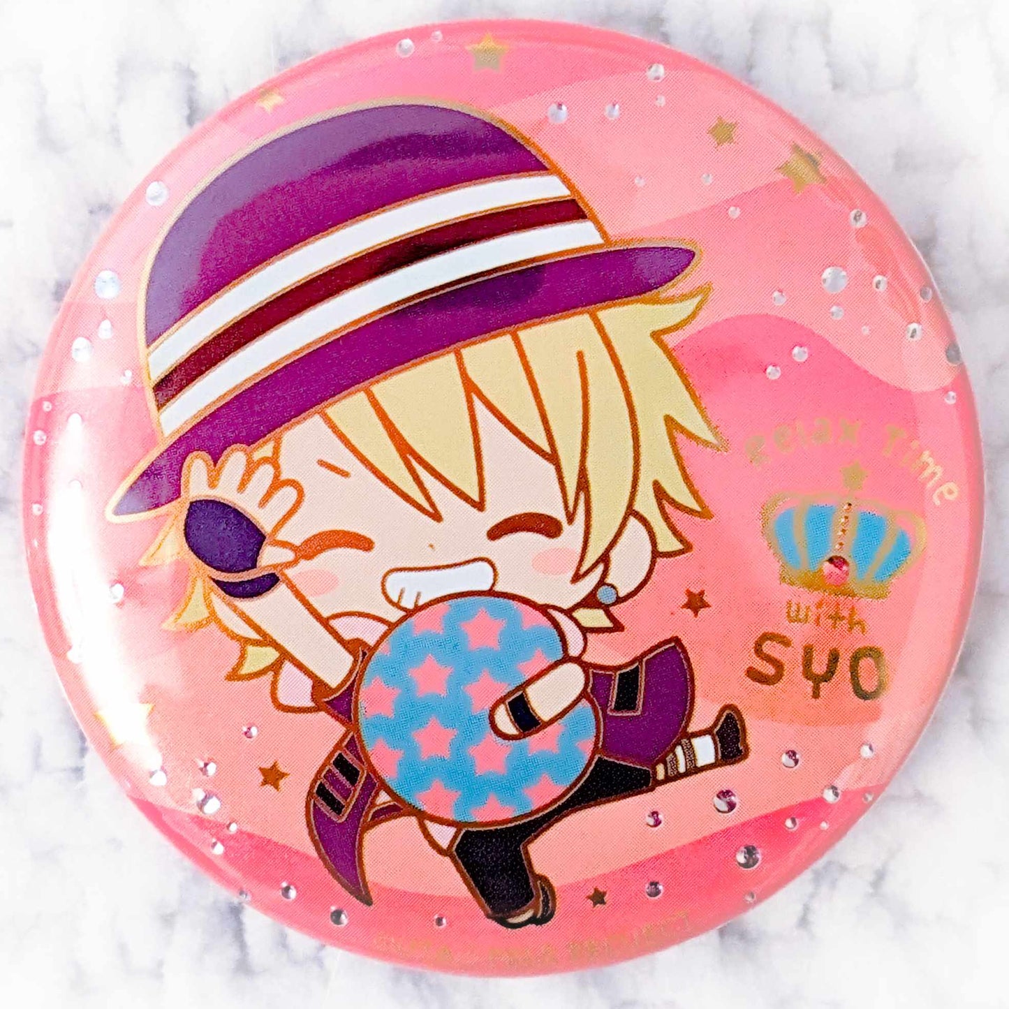 Syo Kurusu - Uta no ☆ Prince Sama ♪ Relax Time Anime Pin Badge Button