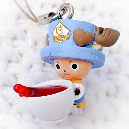 Chopper - One Piece Anime Sweets Factory Mini Figure Keychain Strap (Tea Cup)
