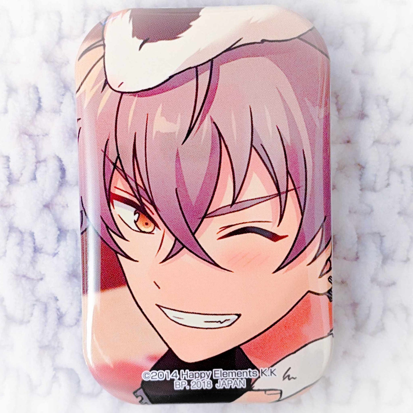 Koga Oogami - Ensemble Stars! UNDEAD Anime Square Pin Badge Button