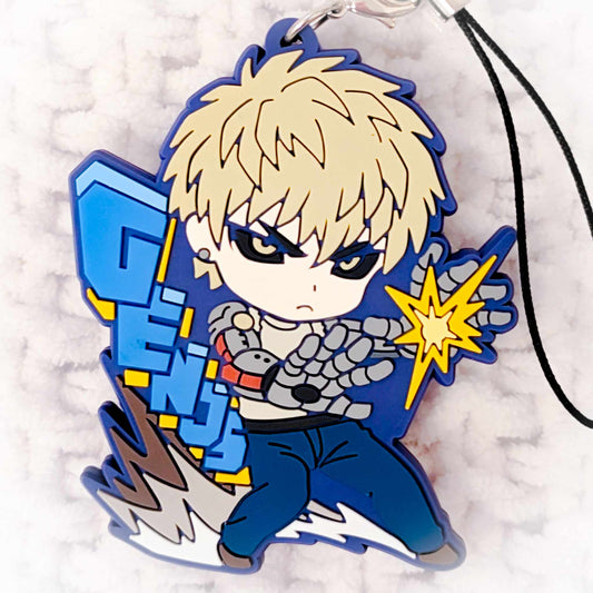 Genos - One Punch Man Anime Rubber Keychain Strap