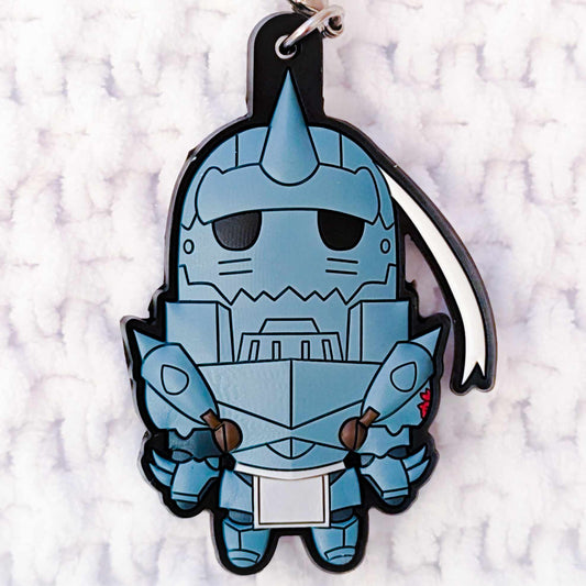 Alphonse Elric - Fullmetal Alchemist Brotherhood Anime D4 Keychain Rubber Strap