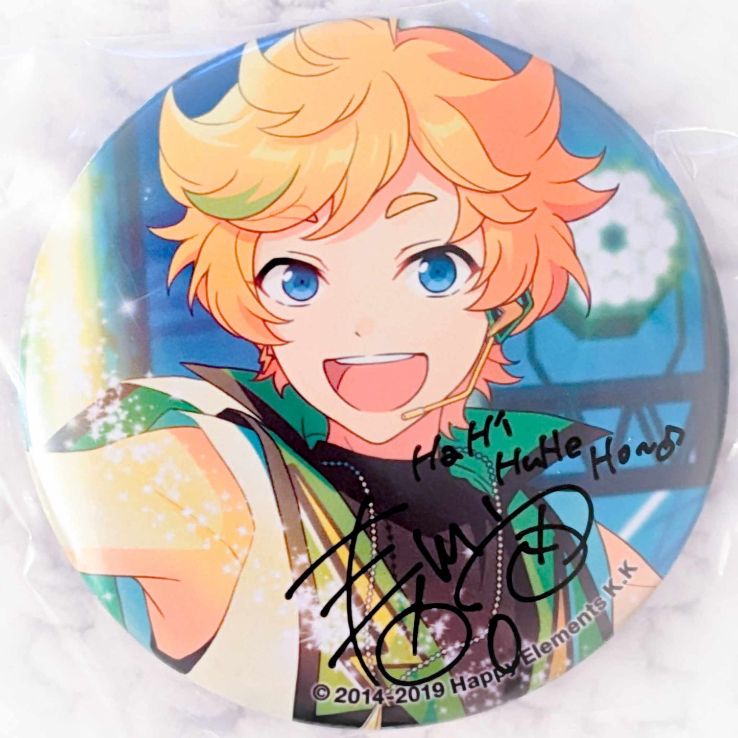 Sora Harukawa - Ensemble Stars! Switch Anime Autograph Pin Badge Button