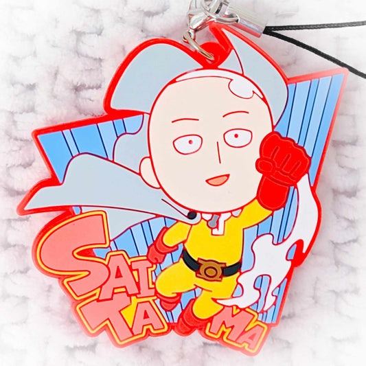 Saitama - One Punch Man Anime Rubber Keychain Strap