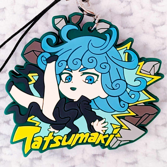 Terrible Tornado Tatsumaki - One Punch Man Anime Rubber Keychain Strap