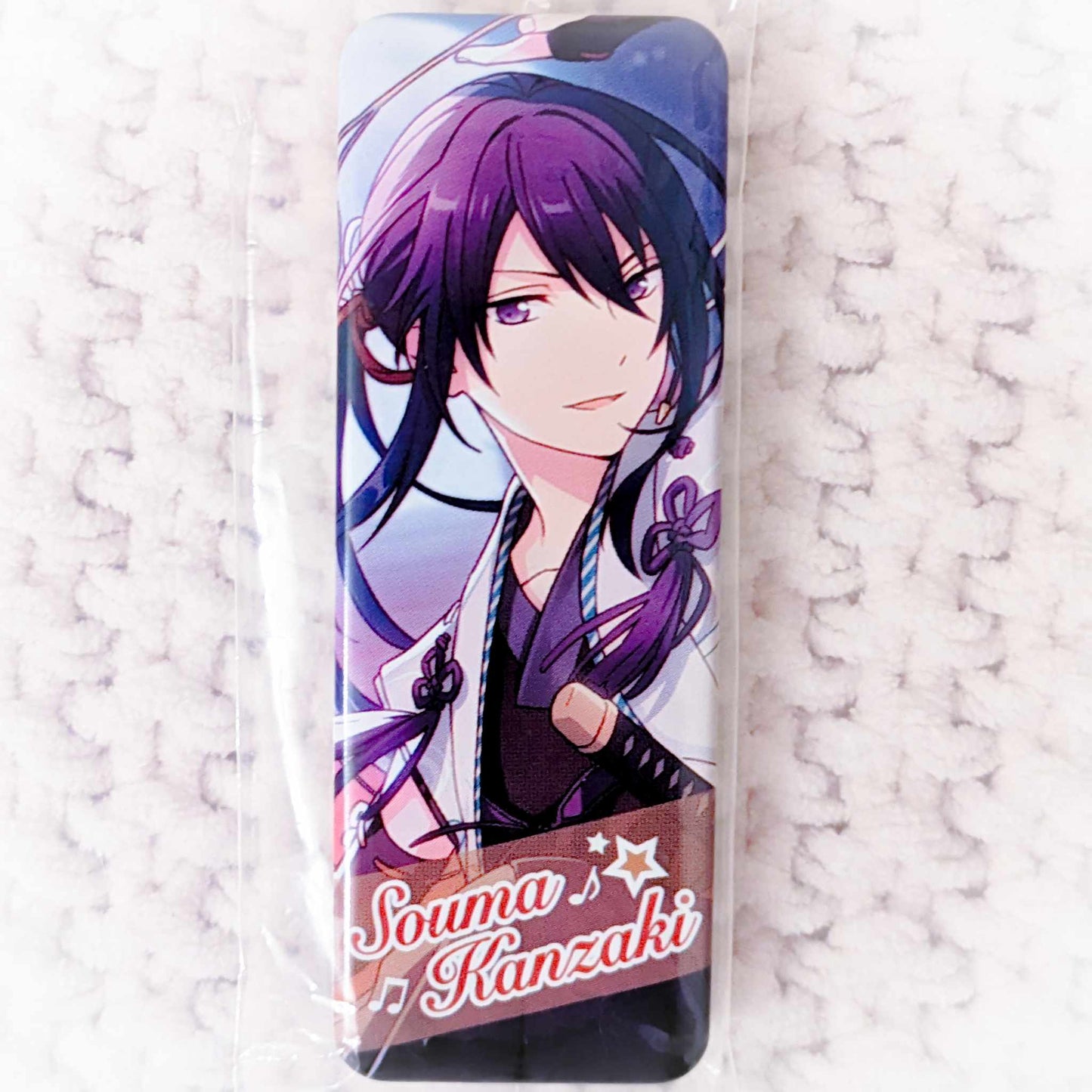 Souma Kanzaki - Ensemble Stars! AKATSUKI Anime Rectangle Shaped Pin Badge Button