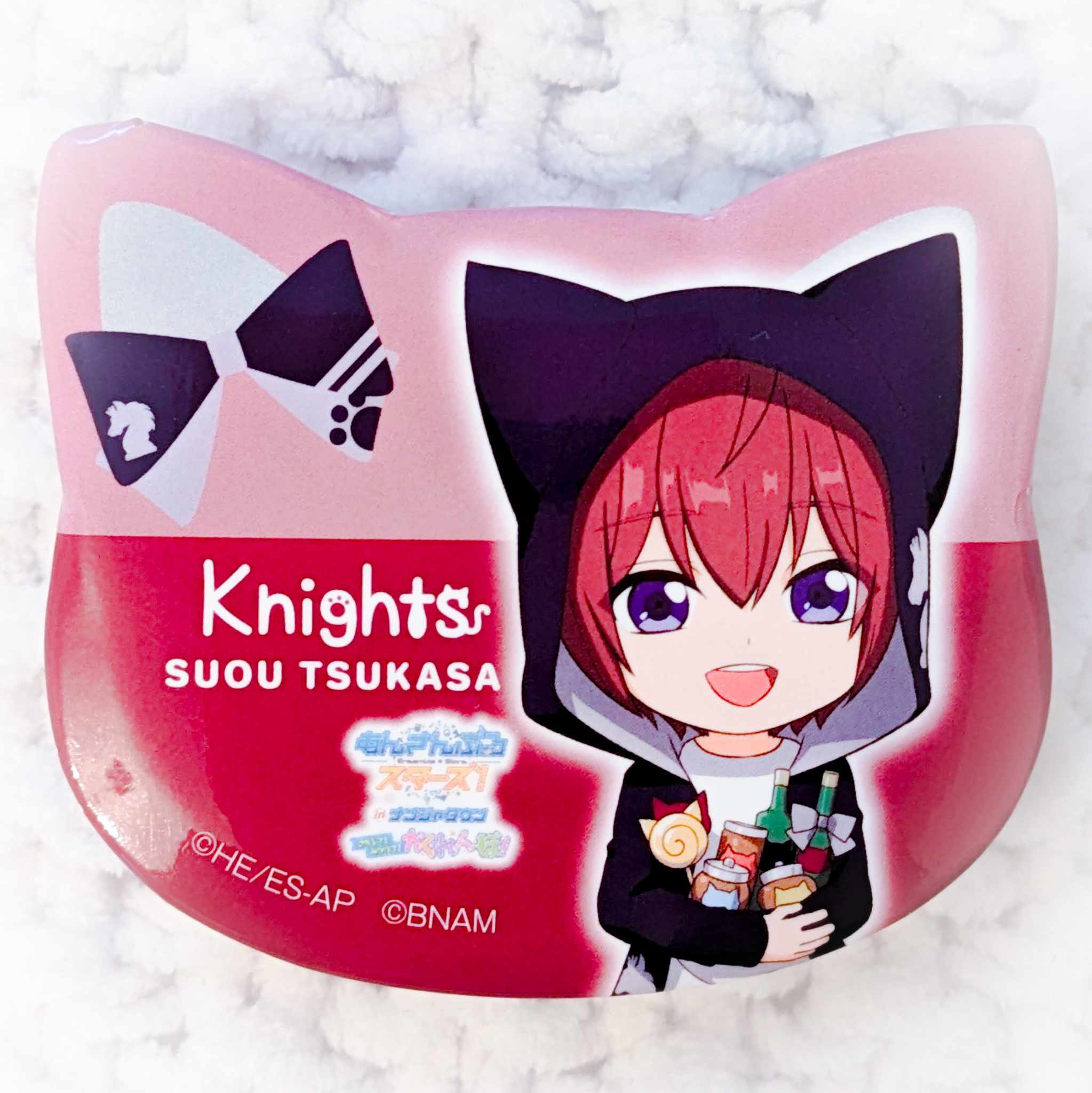 Tsukasa Suou - Ensemble Stars! Knights Anime Cat Shaped Pin Badge Butt ...