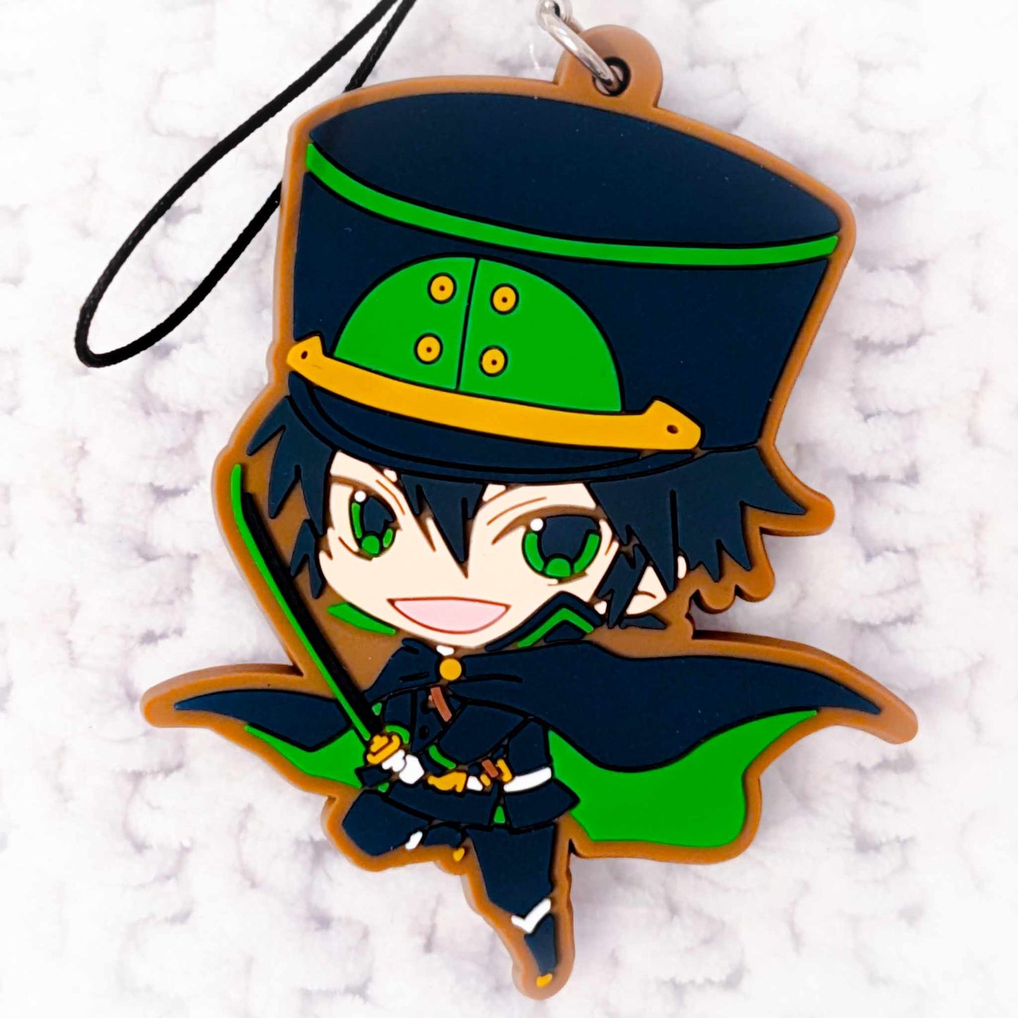 Yuichiro Hyakuya - Seraph of the End Anime Rubber Keychain Strap