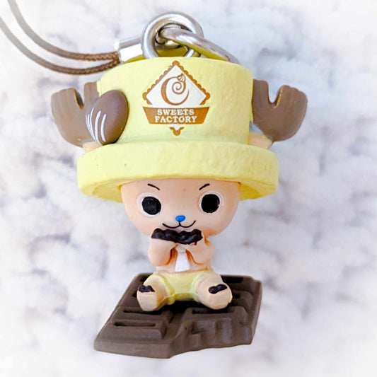 Chopper - One Piece Anime Sweets Factory Mini Figure Keychain Strap (Chocolate Bar)