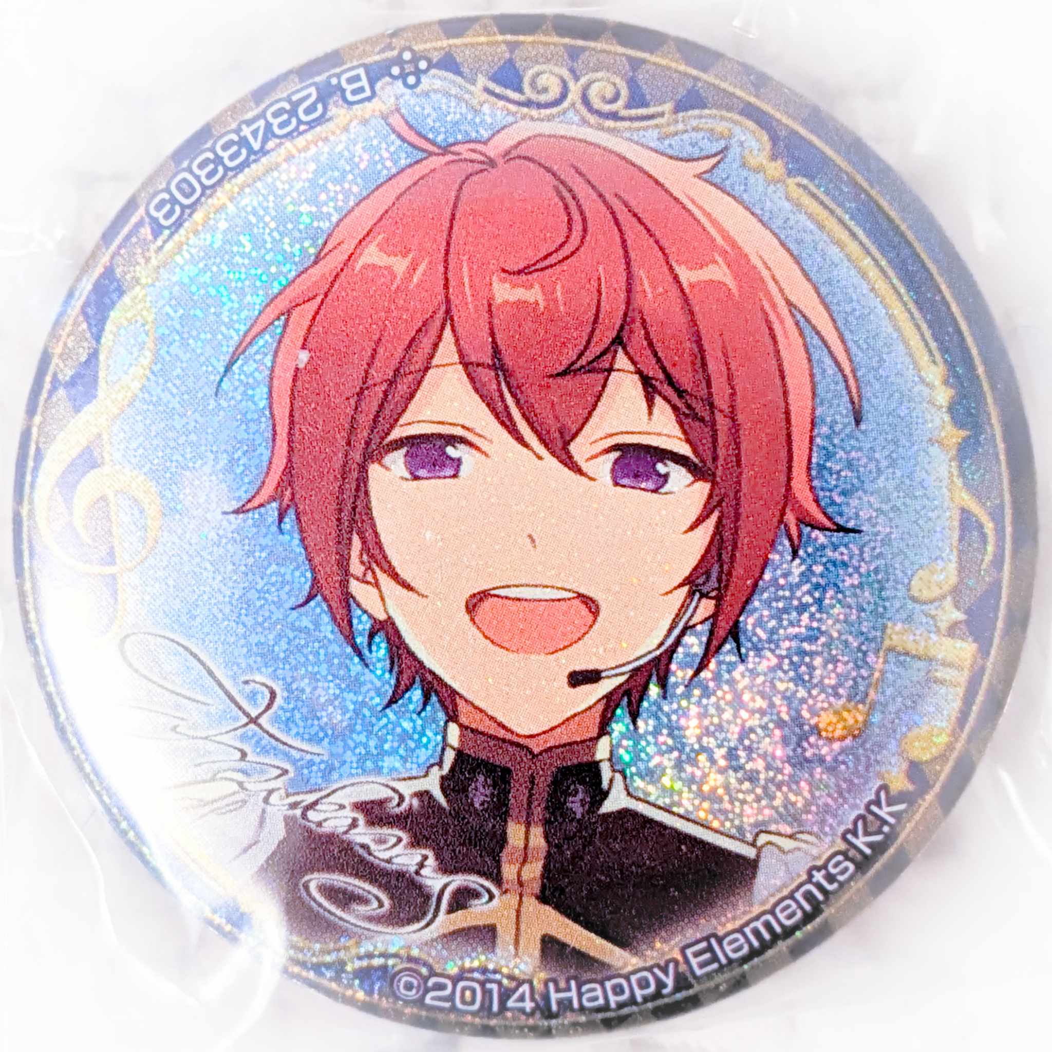 Tsukasa Suou - Ensemble Stars! Knights Anime Glitter Pin Badge Button ...