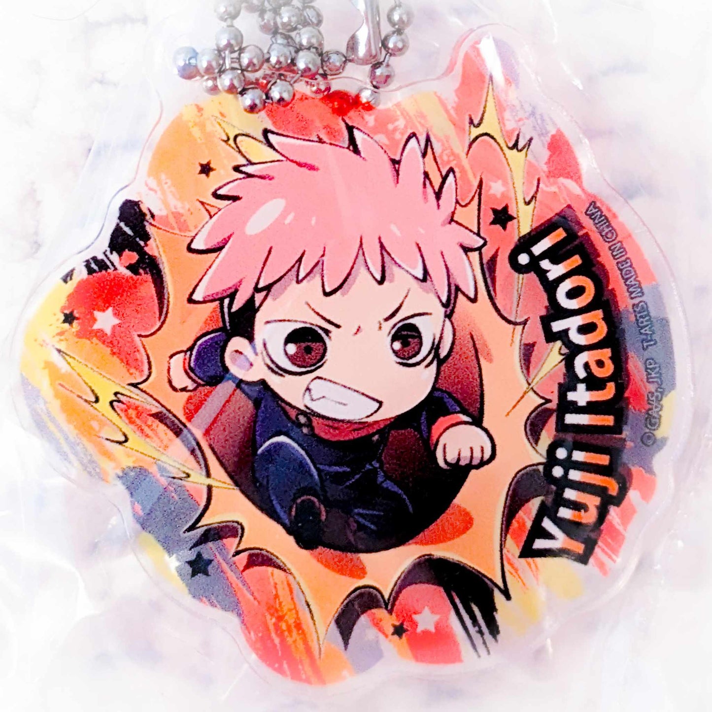 Yuji Itadori - Jujutsu Kaisen Anime Buchimasu Chibi Acrylic Keychain