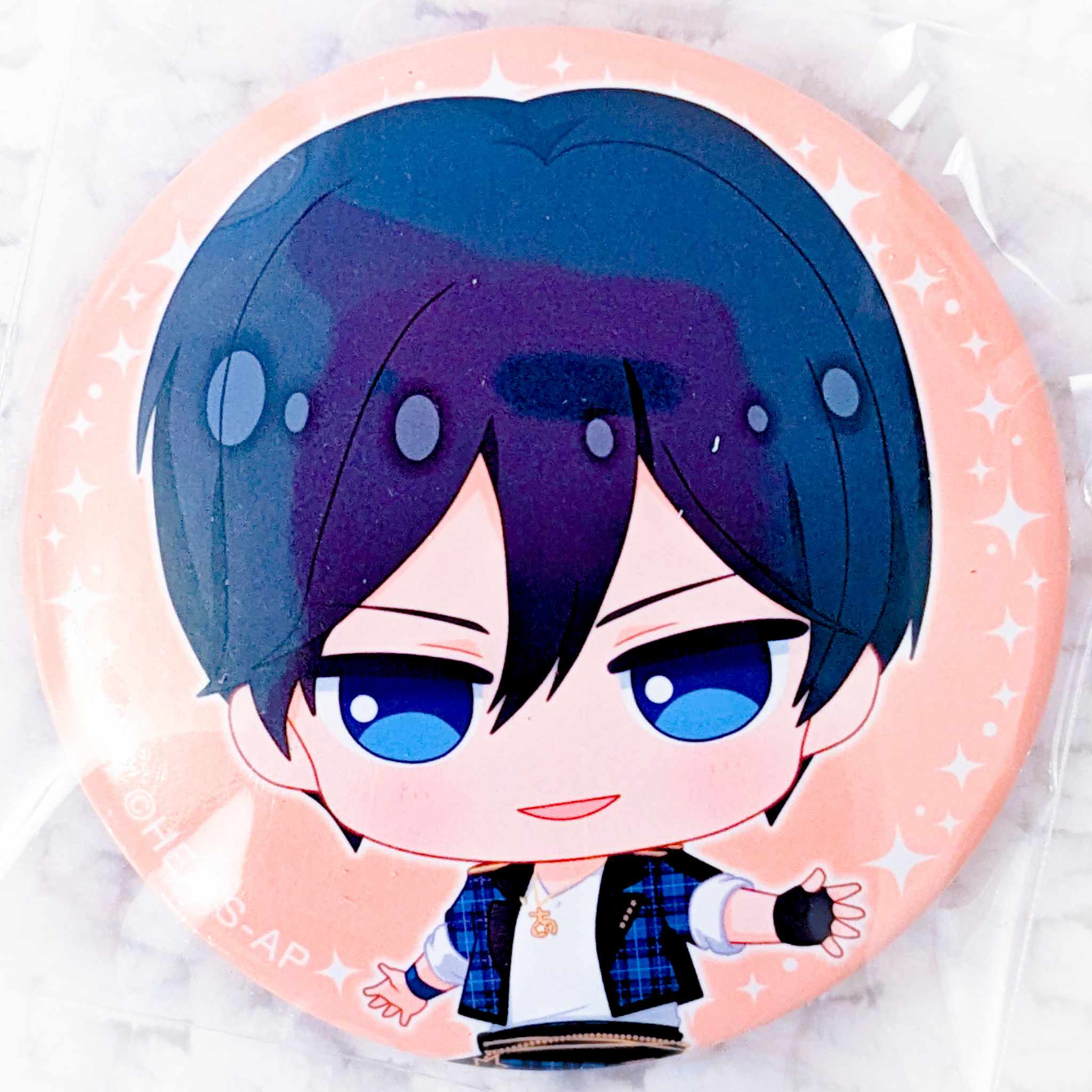 Hokuto Hidaka - Ensemble Stars! Trickstar Anime Chibi Pin Badge Button ...