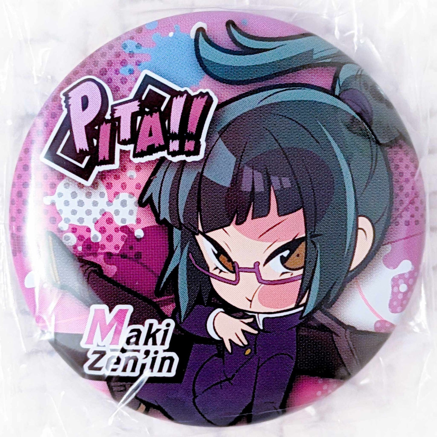 Maki Zenin - Jujutsu Kaisen Anime Pita Pin Badge Button