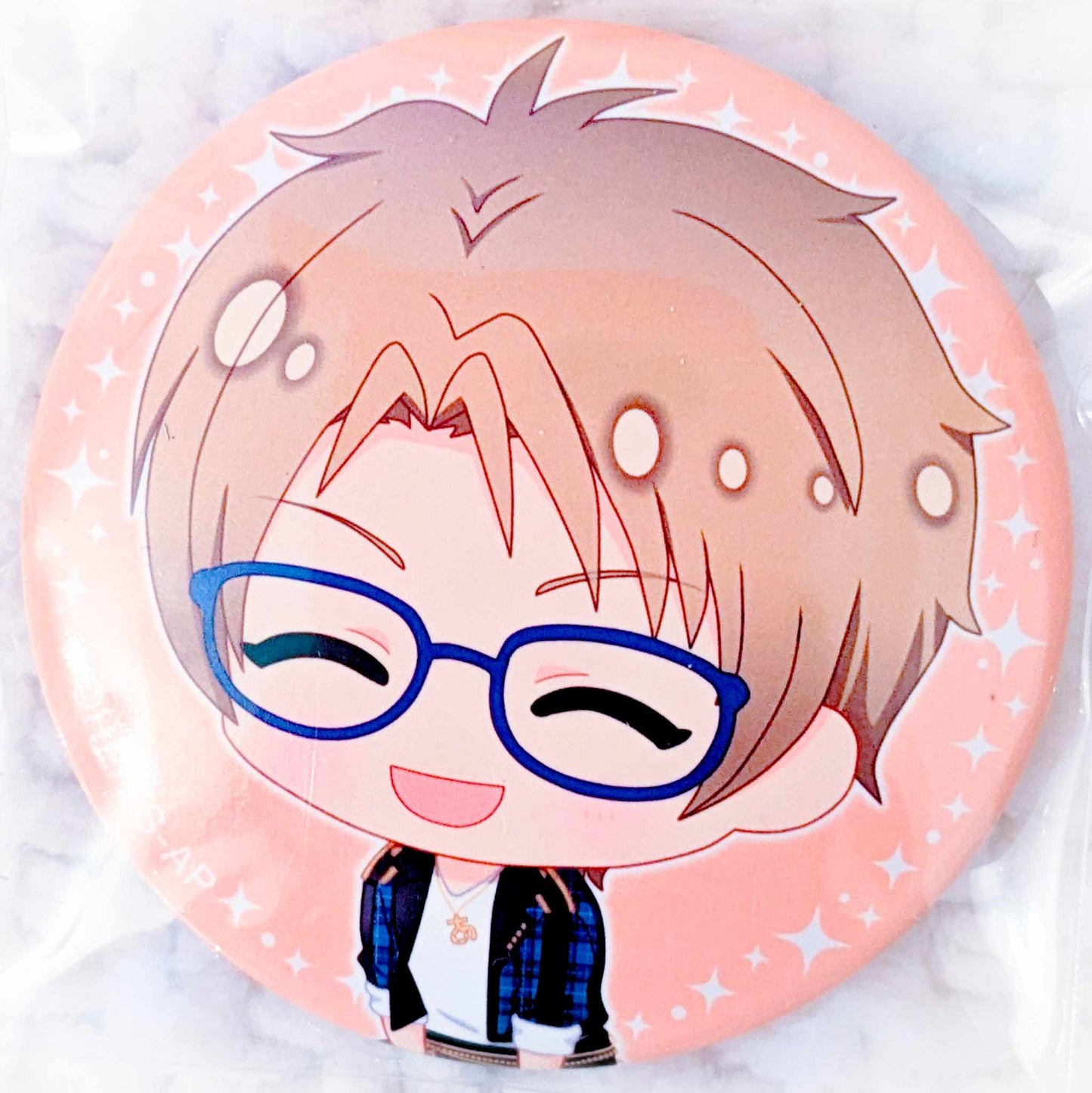 Makoto Yuuki - Ensemble Stars! Trickstar Anime Chibi Pin Badge Button