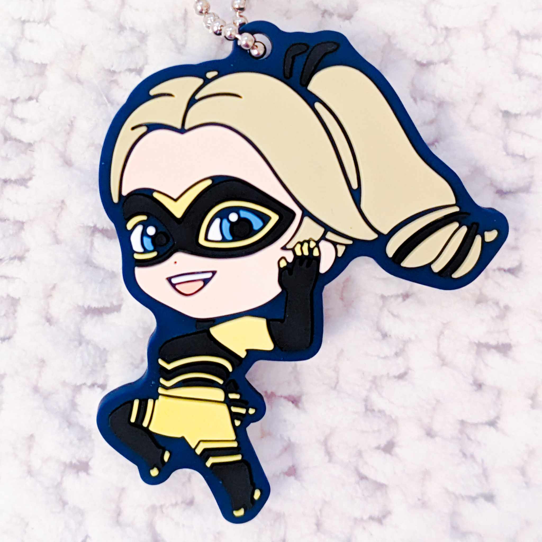 Queen Bee - Miraculous Ladybug Rubber Strap Keychain – Miokii Shop