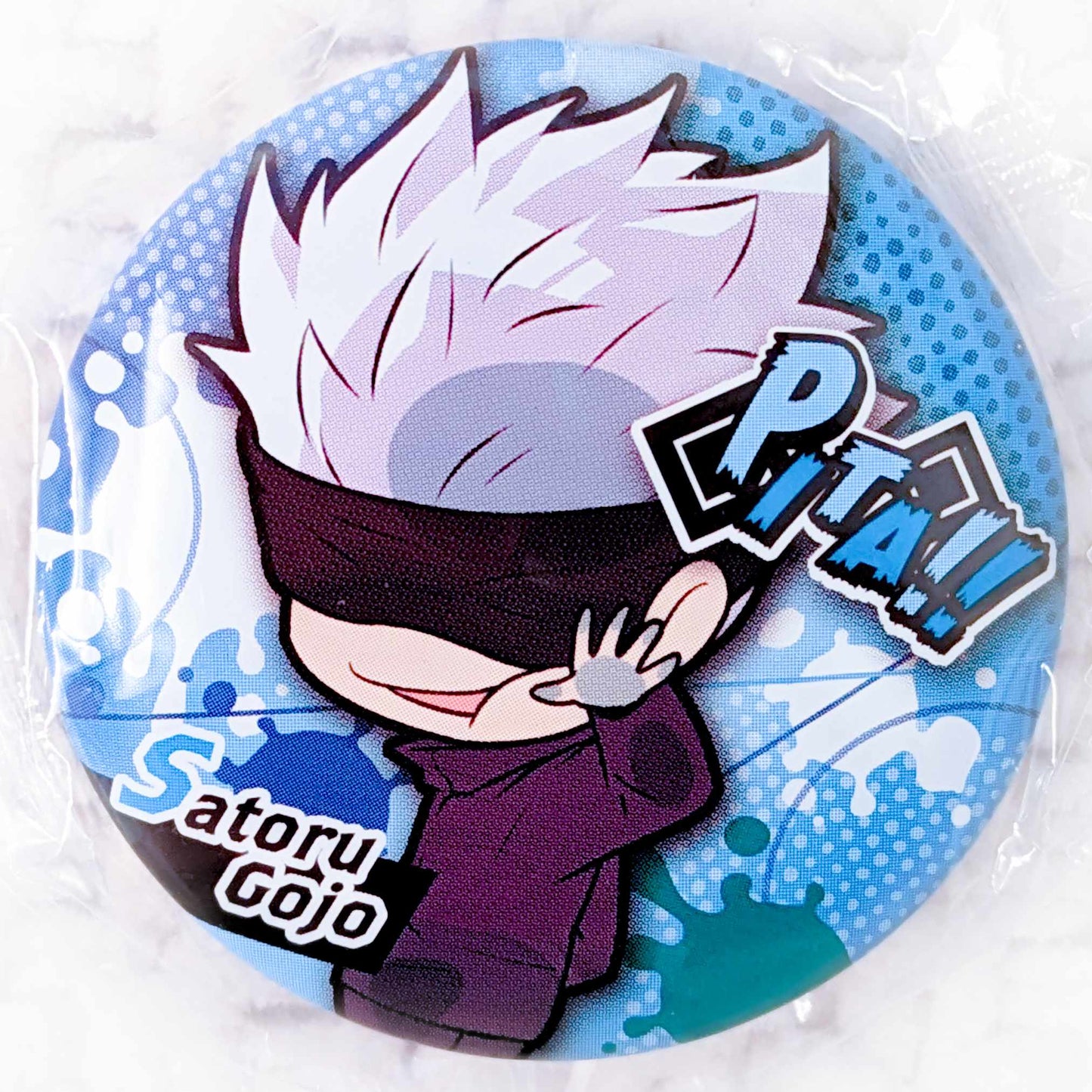 Satoru Gojo - Jujutsu Kaisen Anime Pita Pin Badge Button