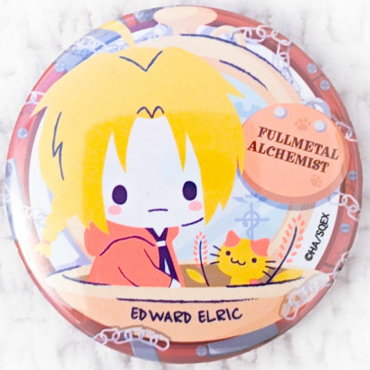 Edward Elric - Fullmetal Alchemist x Sanrio Anime Pin Badge Button