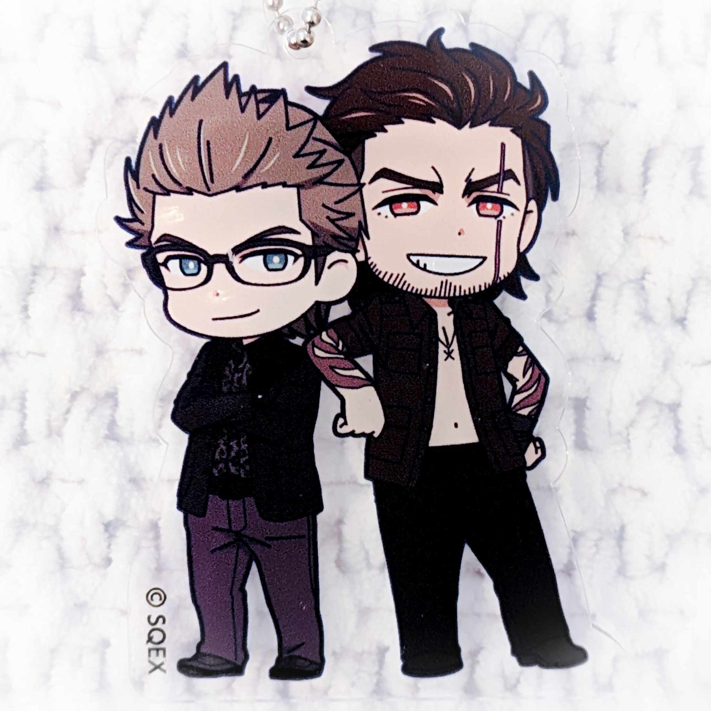 Gladiolus Amicitia & Ignis Scientia - Final Fantasy XV Square Enix Pair Collection Acrylic Keychain