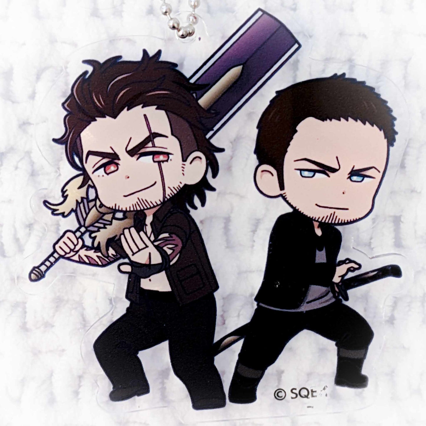 Gladiolus Amicitia & Cor Leonis - Final Fantasy XV Square Enix Pair Collection Acrylic Keychain