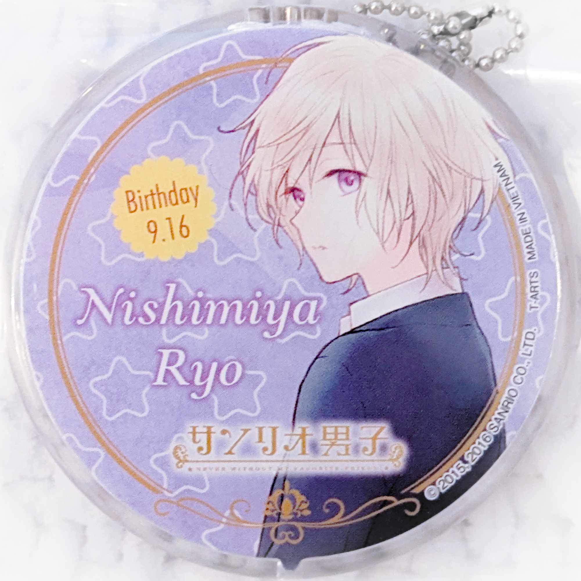 Ryo Nishimiya - Sanrio Boys Danshi Anime Birthday Acrylic Keychain ...