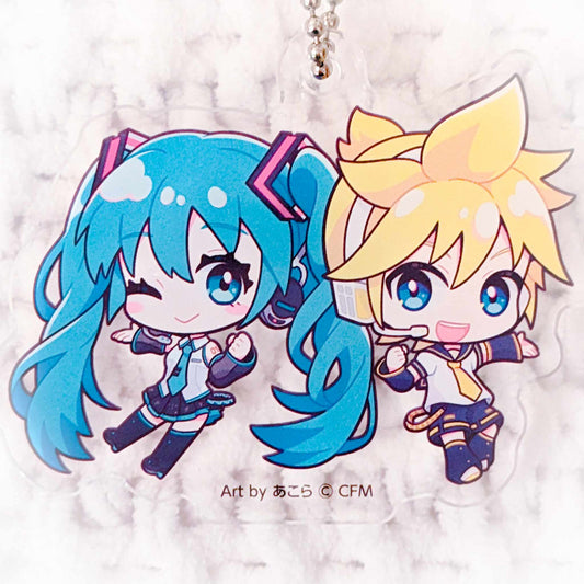 Hatsune Miku & Kagamine Len - Vocaloid 16th Birthday Collaboration Acrylic Keychain