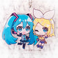 Hatsune Miku & Kagamine Rin - Vocaloid 16th Birthday Collaboration Acrylic Keychain