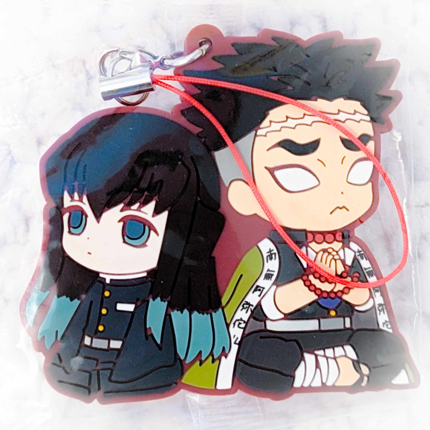 Gyomei Himejima & Muichiro Tokito - Kimetsu no Yaiba Demon Slayer Anime Rubber Strap