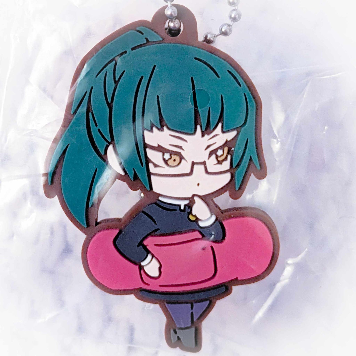 Maki Zenin - Jujutsu Kaisen Anime Chara Banchoukou Rubber Keychain