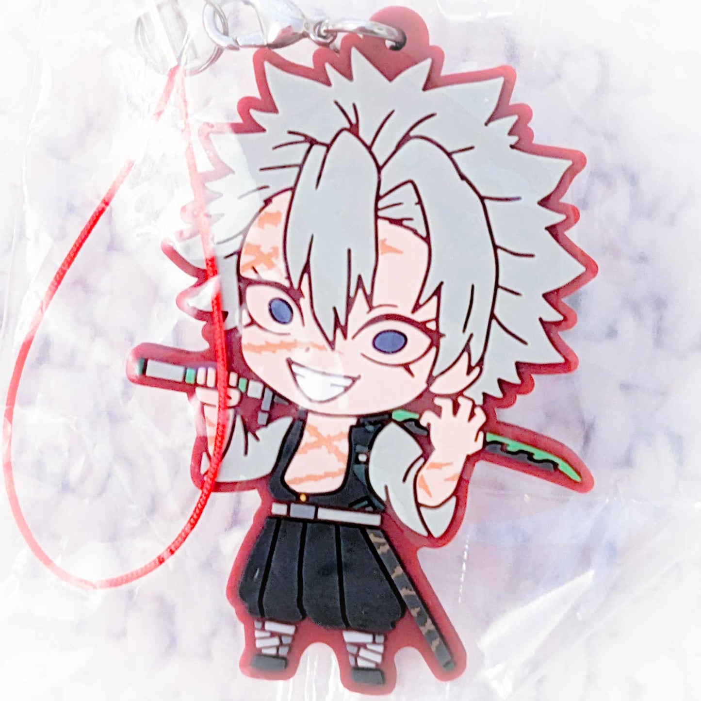 Sanemi Shinazugawa - Kimetsu no Yaiba Demon Slayer Anime Rubber Strap