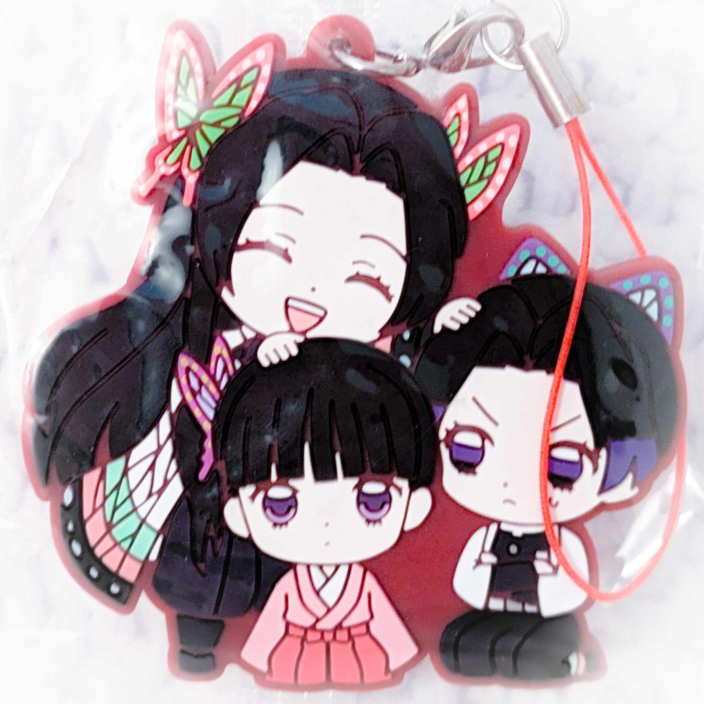 Shinobu Kocho Kanae & Kanao - Kimetsu no Yaiba Demon Slayer Anime Rubber Strap