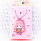 Megurine Luka - Vocaloid Hatsune Miku's Diner ver. Anime Rubber Keychain