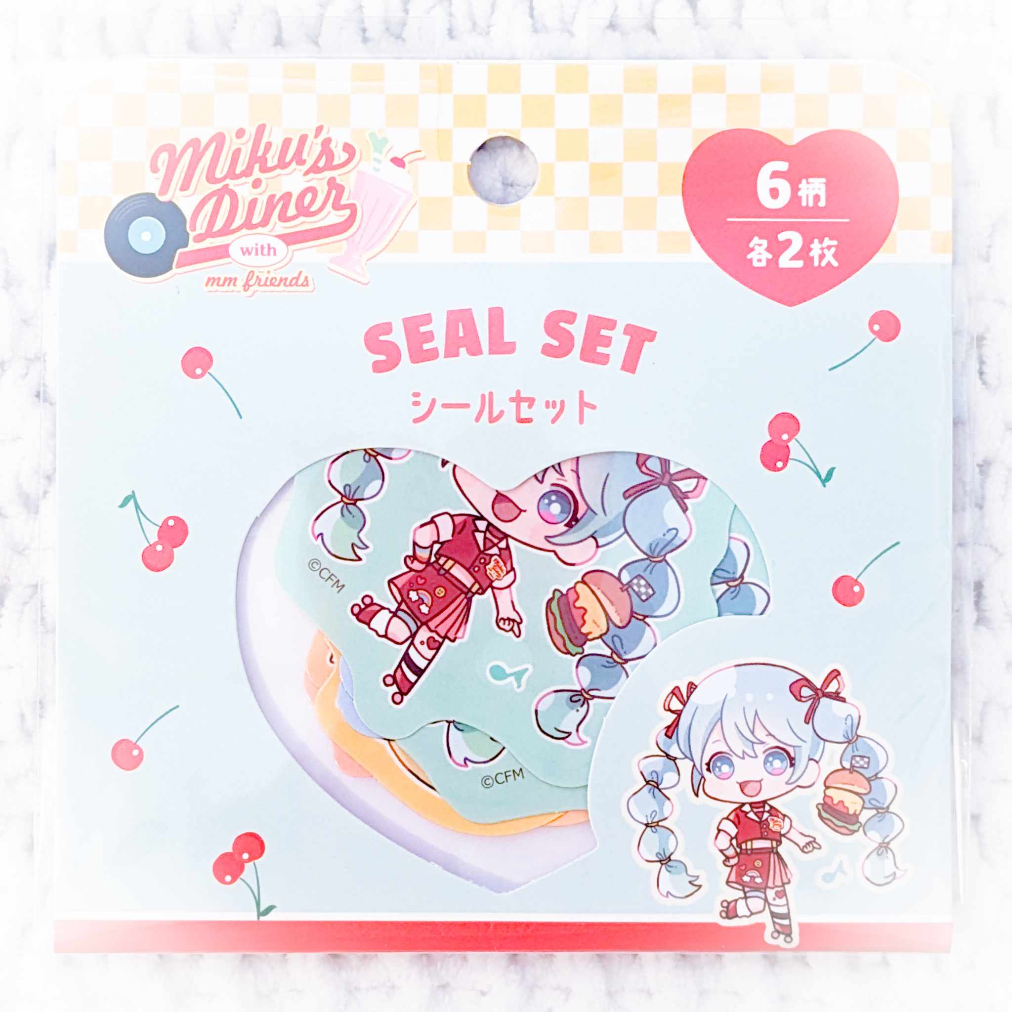 Mini Miku Sticker Hatsune Miku's Diner Vocaloid Anime Mini Sticker Seal Pack – Miokii Shop