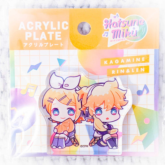 Kagamine Len & Rin - Vocaloid Hatsune Miku's Diner ver. Anime Mini Acrylic Plate Standee