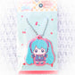 Hatsune Miku - Vocaloid Hatsune Miku's Diner ver. Anime Rubber Keychain