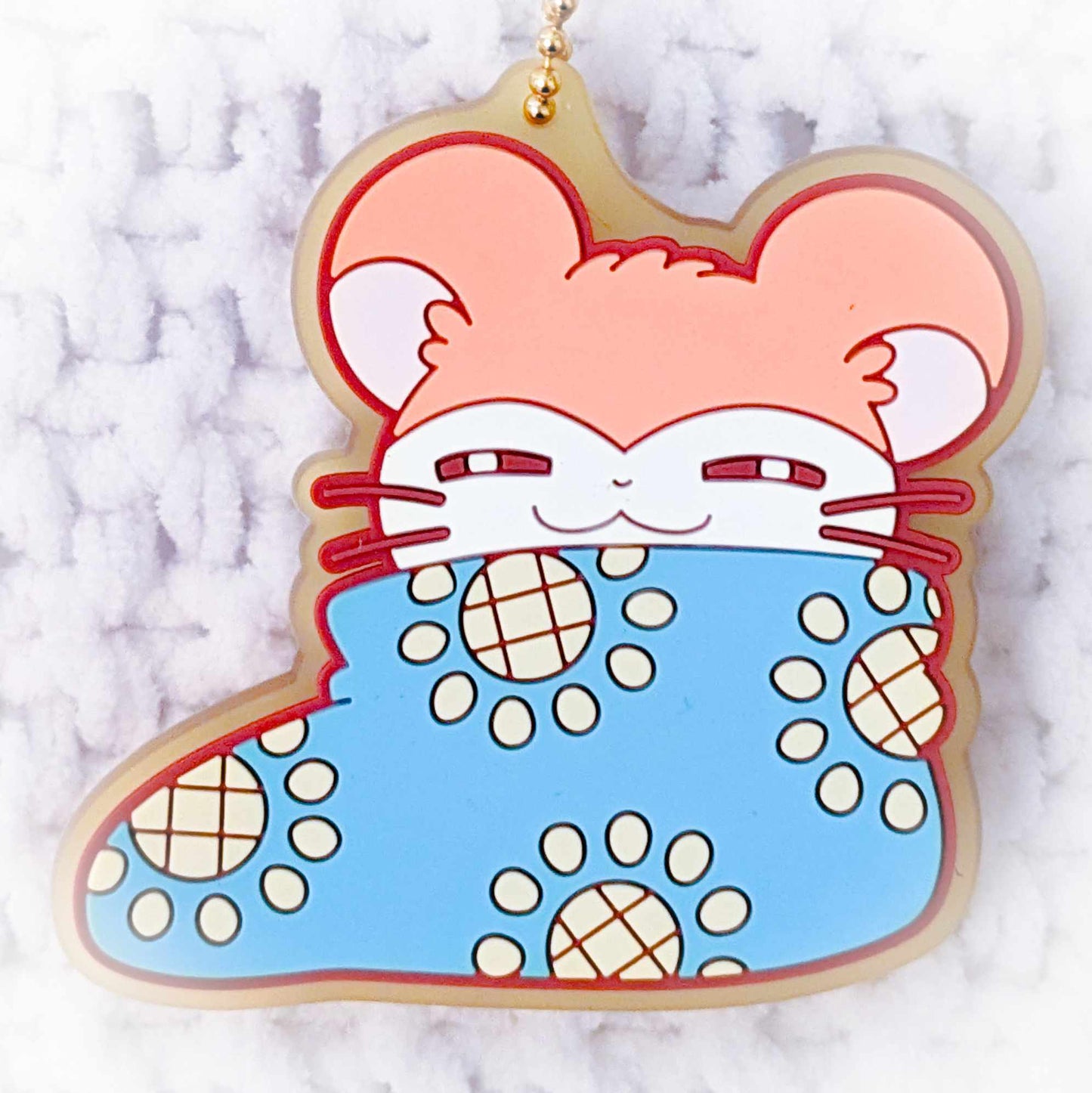 Snoozer - Neteru-kun - Hamtaro Anime Ichiban Kuji Rubber Keychain