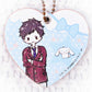 Seiichiro Minamoto - Sanrio Boys Danshi Anime Graffart Leather Heart Keychain