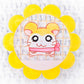 Pashmina - Mafura-chan - Hamtaro Anime Flower Shaped Acrylic Coaster