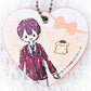 Kouta Hasegawa - Sanrio Boys Danshi Anime Graffart Leather Heart Keychain