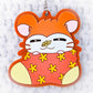 Snoozer - Neteru-kun - Hamtaro Anime Ichiban Kuji Rubber Keychain