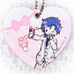 Mizuno Yuu - Sanrio Boys Danshi Anime Graffart Leather Heart Keychain