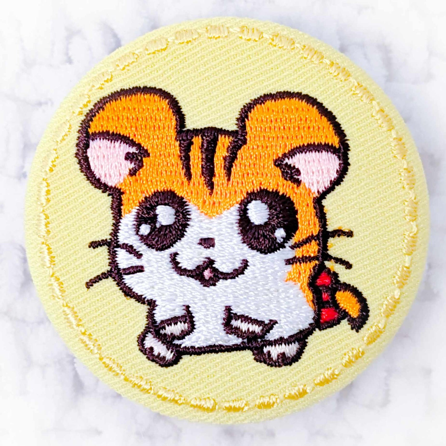 Sandy - Torahamu-chan - Hamtaro Anime Embroidered Pin Badge Button