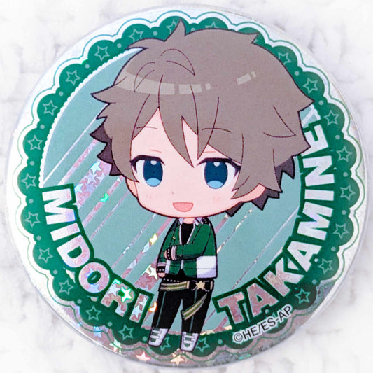 Midori Takamine - Ensemble Stars! RYUSEITAI Anime Holographic Pin Badge Button